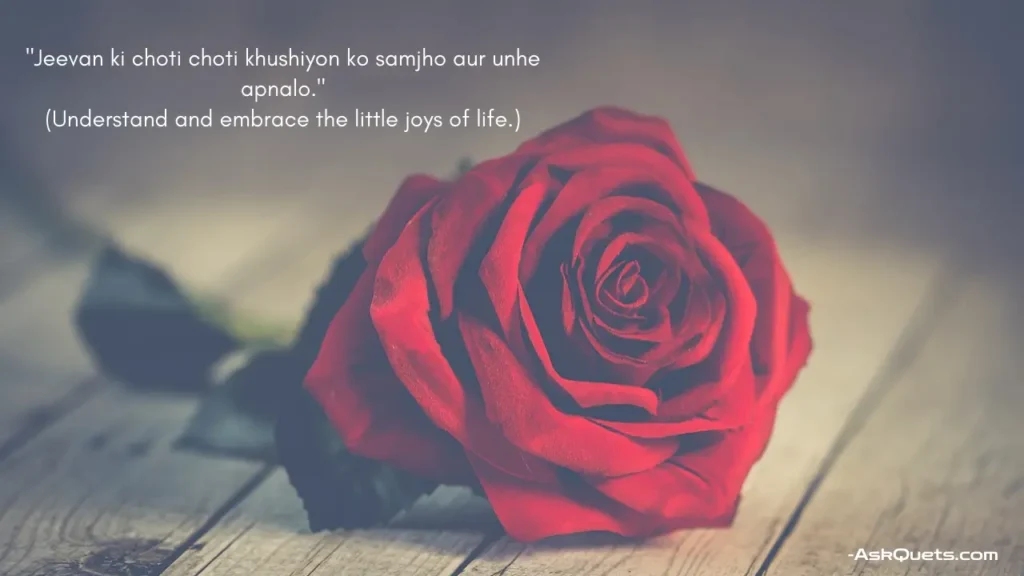 Happiness Quotes in Hindi in English