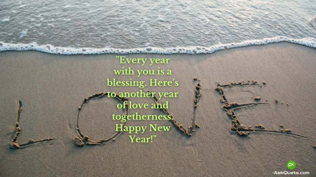 Happy New Year Wishes for Love