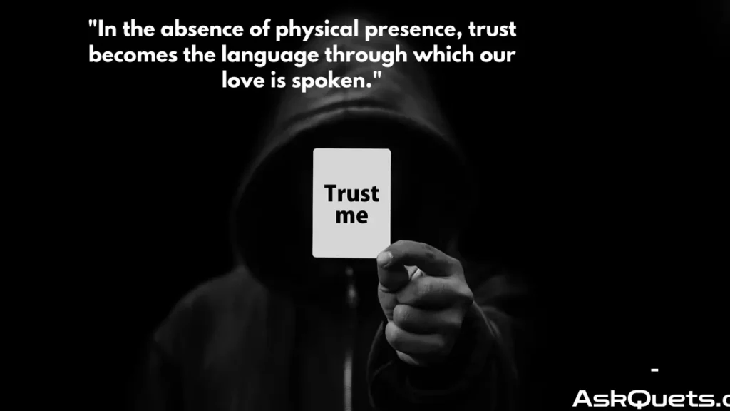 Trust Quotes for Long-Distance Relationships