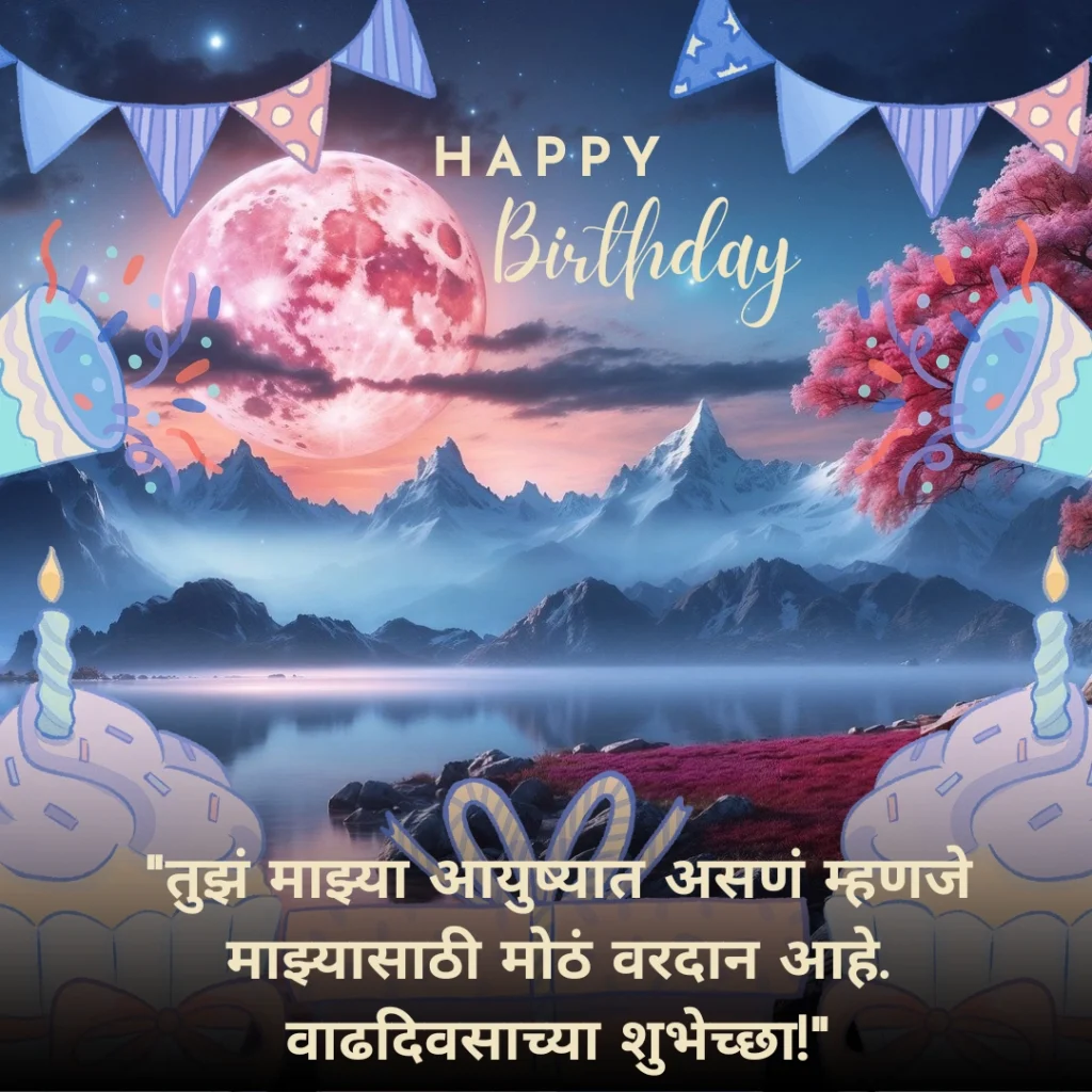 birthday wishes for love in marathi