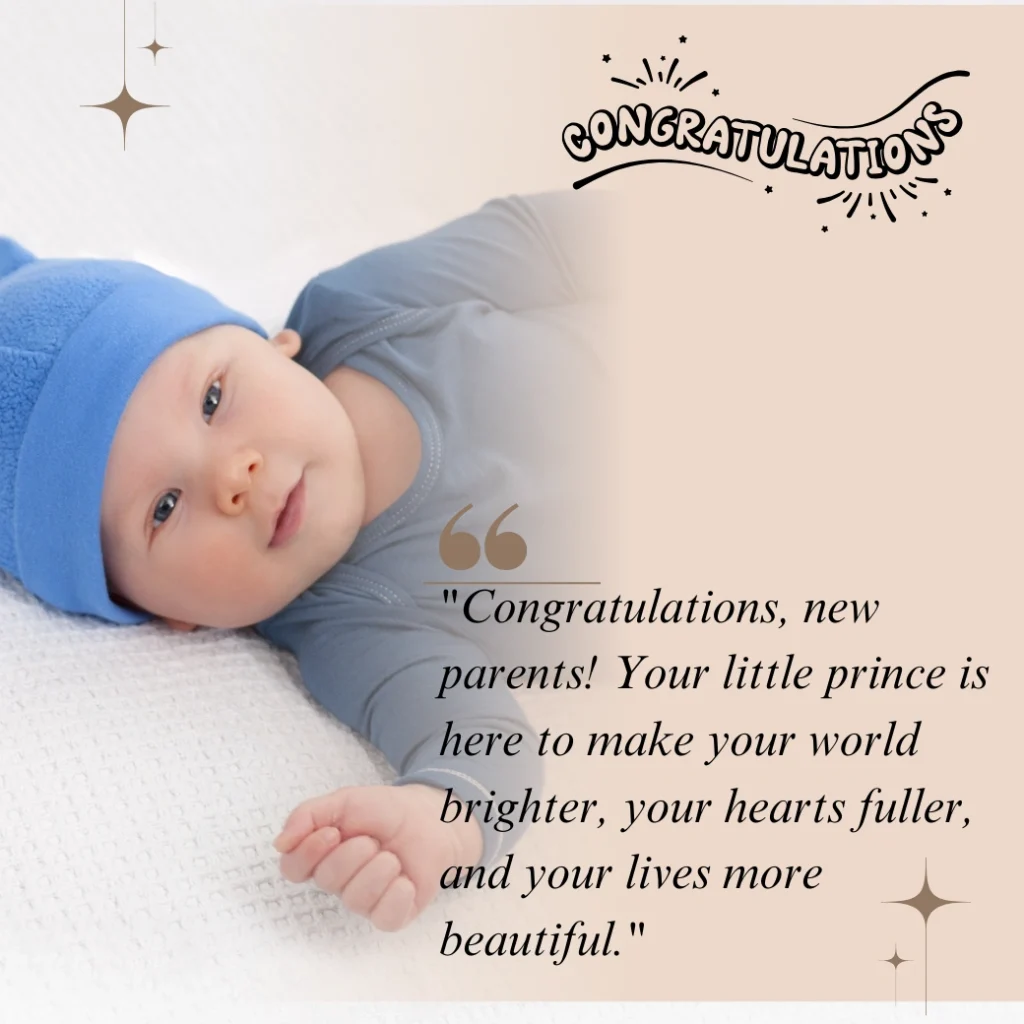 Congratulations for Baby Boy