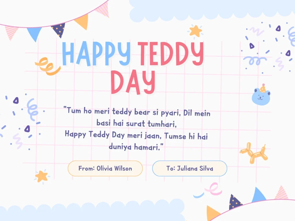 50+ Heartwarming Teddy Day Shayari to Express Your Love 16 Teddy Day Shayari
