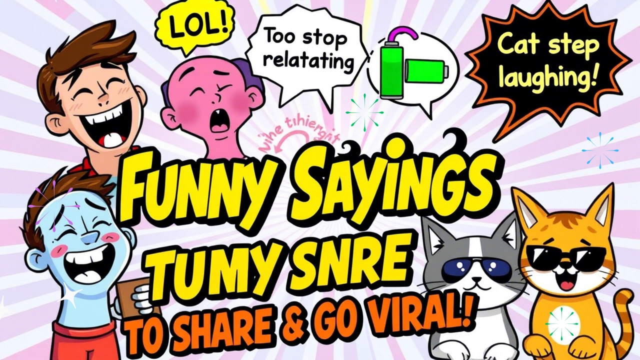 Laugh Out Loud: 200+ Funny Sayings to Share & Go Viral!