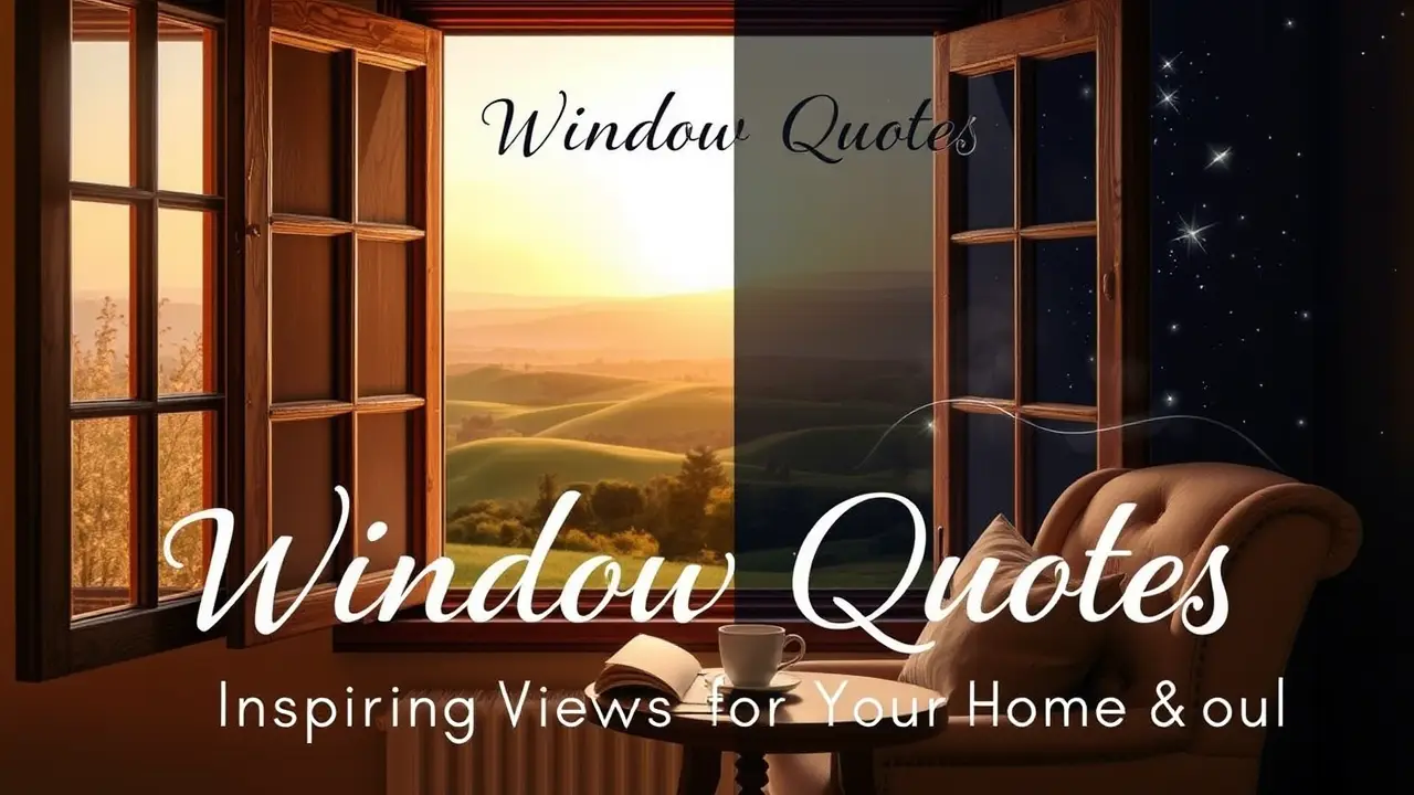 Top Window Quotes: Inspiring Views for Your Home & Soul