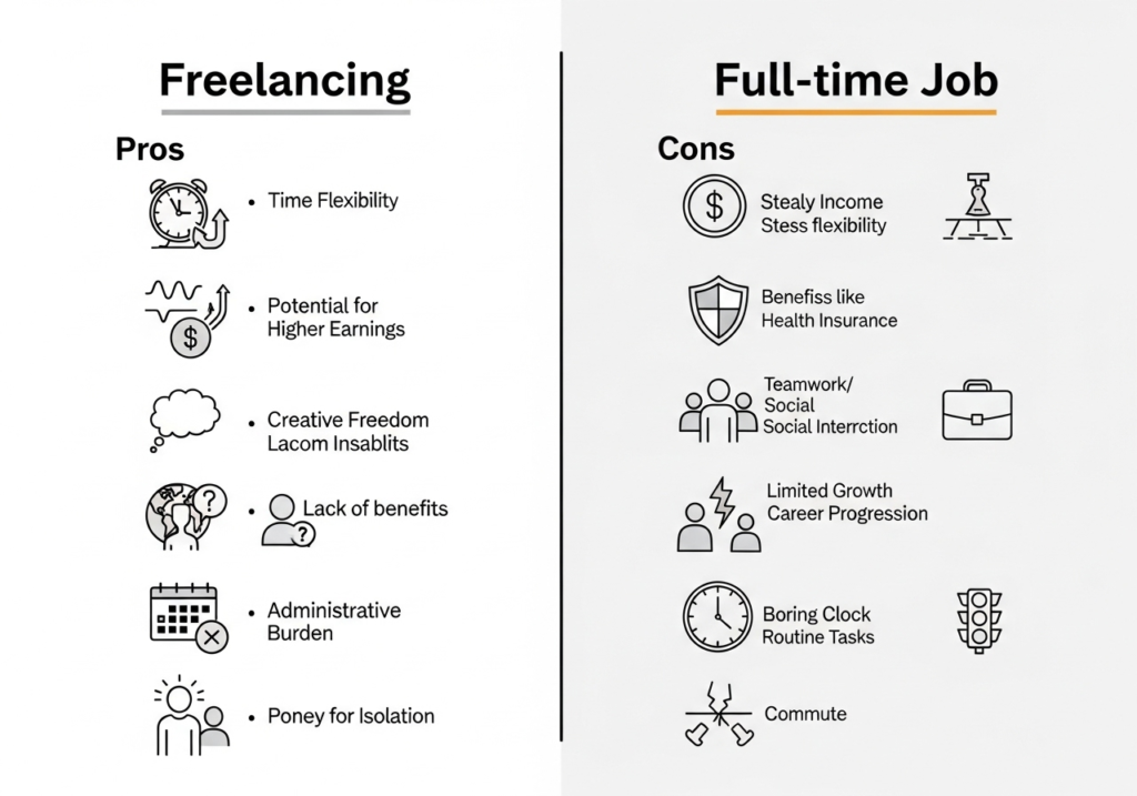 Freelancing vs Full Time Job